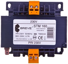 BREVE Transformatorius STM 160VA 230 / 230V (16252- 9916)