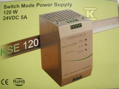 BREVE Nuolatinės srovės impulsinis maitinimo šaltinis KSE 12024 230 / 24VDC 5A 18924- 9989