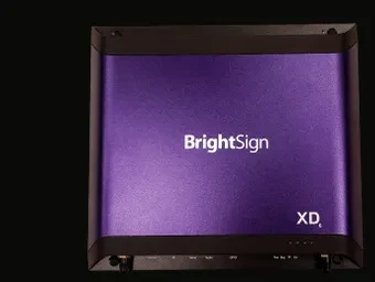 Vaizdo grotuvas „BrightSign“ medijos grotuvas su UHD dekodavimu, „PoE+“, garsu ir saugykla