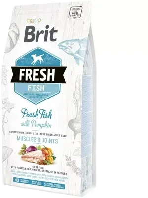 Brit Fresh Dog žuvis su moliūgu Suaugęs Didelis 12kg