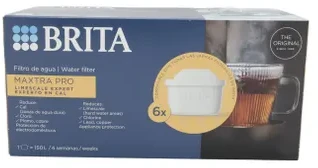 BRITA Maxtra PRO kalkių šalinimo ekspertų vandens filtras, 6 vnt.