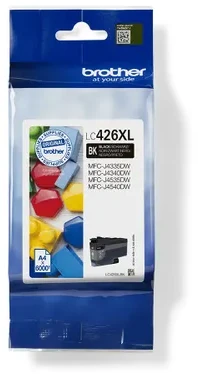 BROTHER LC426XLBK Juodas RAŠALŲ KASETĖ, IŠĖLIS=6000 PUSL.