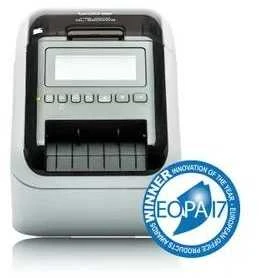 Etiketės spausdintuvas - Brother QL-820NWBc Professional Label Spausdintuvas, 110 labels/min, Juodas/Raudona