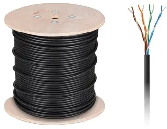 Cabletech Varinis kompiuterio laidas - UTPCat5e vytos poros + gelis
