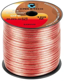 Cabletech Kolonėlių kabelis OFC 0.5mm 100m
