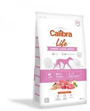 Šunų Maistas - CALIBRA Life Junior Large Breed ėriena 12kg Be Gluteno