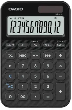 Casio MS-20YC skaičiuotuvas Desktop Basic Juodas