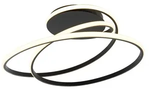 Lubinis šviestuvas Domoletti CEILING LED LIGHT SIBIU 4000K 40W Juodas
