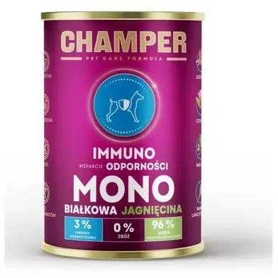 Gyvūnų Maistas - CHAMPER Immuno Aviena Šlapi 400g