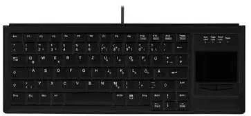 Klaviatūra „Cherry Contour Active KEY Industry 4.0“ kompaktiškas, itin plokščias jutiklinis skydelis