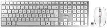 Klaviatūra „Cherry DW 9100 SLIM“ belaidės klaviatūros ir pelės rinkinys (JD-9100DE-1) (JD9100DE1)