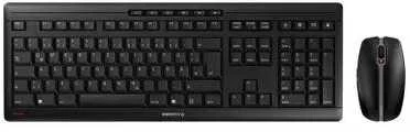 Klaviatūra ir pelė Kit Cherry Stream Desktop RF belaidė Juodas QWERTZ DE