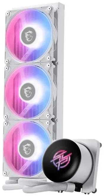 MSI MPG CORELIQUID P13 Baltas kompiuterio aušinimo sistema Procesorius Viskas viename skysčio aušintuvas 12 cm 1 vnt.