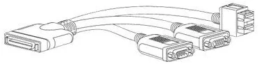Cisco KVM jungiklio kabelis B serijos blade serveriams