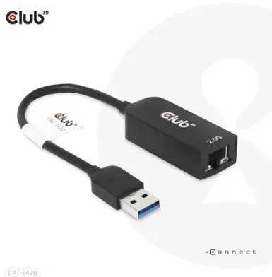 Club 3D CLUB3D cac-1420 usb A Eternetas Juoda