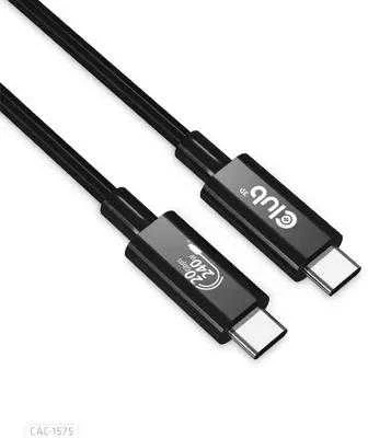 USB kabelis Club 3D USB-C - USB-C 2 m Juodas (CAC- 1575)
