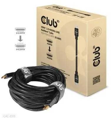 CLUB 3D HDMI 2.0 4K60Hz RedMere laidas 10m