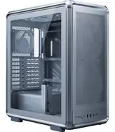 „Cooler Master“ korpusas „MasterFrame 500 Mesh“ sidabrinis, permatomas šoninis skydelis, ATX, 2x 200 mm ventiliatoriai, 1x 120 mm ventiliatorius, pilkas