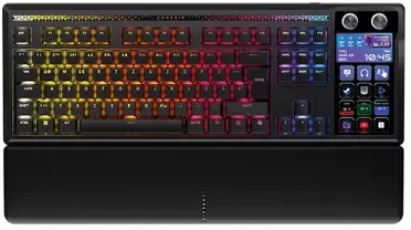Corsair Galleon 100 SD Gaming-klaviatūra, Full-Size, integriertes Stream Deck, Hot-Swap, DE - juodas