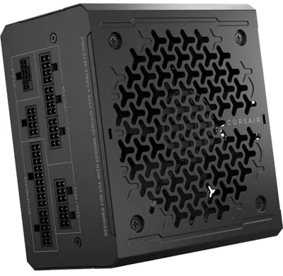 CORSAIR RMe serijos RM1000e 1000 vatų ATX 3.1 PCIe 5.1 Cybenetics Gold sertifikuotas visiškai modulinis maitinimo šaltinis