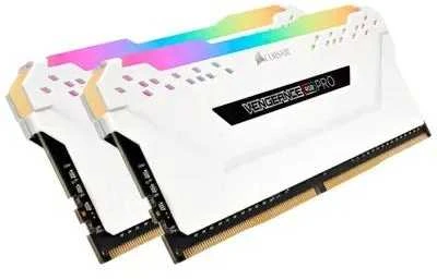 RAM 32 GB PC 3200 CL16 CORSAIR KIT (2x16 GB) VENGEANCE RGB W mažmeninė prekyba