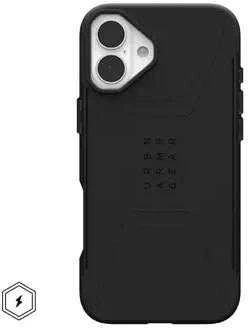 Urban Armor Gear UAG Civilian Magsafe Apple iPhone 16 Plus - dėklas telefonui juodos spalvos