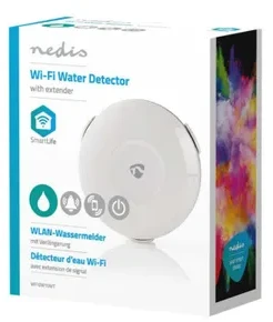NEI Nedis WIFIDW10WT vandens nuotėkio jutiklis Jutiklis ir įspėjamoji sistema Vielinis ir Bevielis