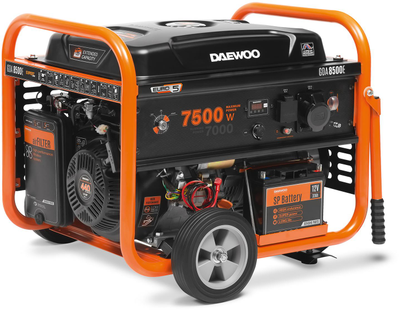 Benzininis generatorius 7.5KW 230V/GDA 8500E DAEWOO