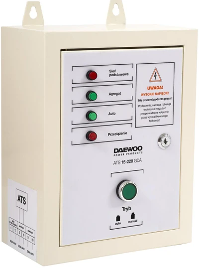 Generatoriaus automatinio valdymo blokas DAEWOO ATS 15-230 GDA