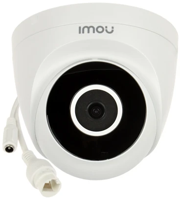 Dahua IP kupolinė kamera IMOU IPC-T22EP, 2MP 25fps, pašvietimas iki 30m, SD iki 256GB, 2.8mm 92°, WIFI, On