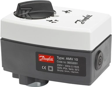 Danfoss AMV 10 230V, šildymas 3-padėčių pavara