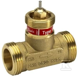 Danfoss VS2-15 2-ceļu spiediena balans. vārsts c-apkurei Dn15, Kvs 0,63