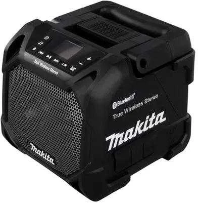 Makita DMR203B Darbinis akumuliatorinis „bluetooth“ grotuvas 12V MAX- 18V, LCD, Juodas, True wireless stereo
