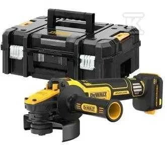 Dewalt kampinis šlifuoklis DCG409VSNT 125 mm 18V Li-Ion XR FELXVOLT T-STAK lagaminas, sūkių reguliavimas, be akumuliatoriaus ir kroviklio