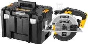 DeWalt akumuliatorinis diskinis pjūklas DCS391N-XJ 165 mm be akumuliatoriaus ir kroviklio