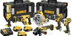 Įrankių rinkinys DeWalt DCK623P3-QW (DCG405 + DCS367 + DCS570 + DCF887 + DCD796 + DCL050); 18 V; 3x5,0 Ah akum.