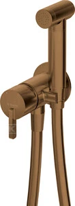 Bidė dušelio komplektas Deante Silia BQS_C34M, Brushed bronze