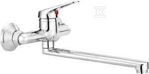 Sieninis virtuvinis maišytuvas Deante Lobo BYU_080M, Chrome