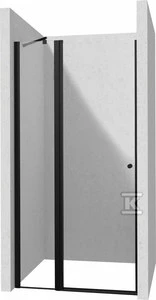 Varstomos dušo durys Deante Kerria plus, 120 cm, Nero