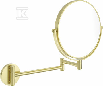 Kosmetinis veidrodis Deante Round ADR_R811, Gold