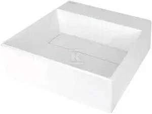 Granitinis praustuvas Deante Correo, 40x40 cm, CQR_AU4M, Alabaster
