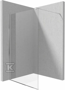 Walk-in dušo sienelė Deante Kerria Plus, 120 cm, Chrome