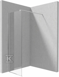 Walk-in dušo sienelė Deante Kerria Plus, 50 cm, Chrome