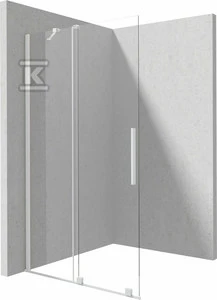 Walk-in stumdoma dušo sienelė Deante Prizma, Bianco, 100x195 cm