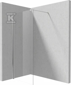 Walk-in dušo sienelė Deante Kerria Plus, 90 cm, Chrome