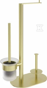 Deante Round stovas tualetiniam popieriui ADR_R732, Brushed auksinis