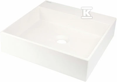 Graninis praustuvas Deante Correo 40x40 cm, CQR_AU4S, Alabaster