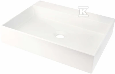 Graninis praustuvas Deante Correo 50x40 cm, CQR_AU5S, Alabaster