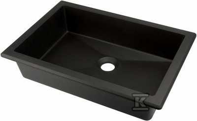 Granitinis praustuvas Deante Correo CQR_NU5U, Nero