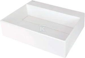 Granitinis praustuvas Deante Correo, 50x40 cm, CQR_AU5M, Alabaster